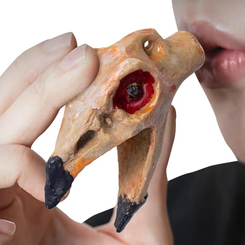 Crow Skull-Shaped Horror Ornament, Prank Toy with Bone-Chilling Sound, Horror Ornament Noise Maker, School Bag Accessories Whistle, Halloween Noise Maker, Unique Skull Whistle for Adults, Crow Skull Crow Skull-Shaped Horror Ornament, Prank Toy with Bone-Chilling Sound, Horror Ornament Noise Maker, School Bag Accessories Whistle, Halloween Noise Maker, Unique Skull Whistle for Adults, Crow Skull von Ghjkldha