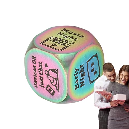 Decision Dice, Date Night Dice Game Set for Couples Seeking Spontaneous Romance and Fun, 0.63 inches Colorful Romantic Deciders, Interactive Game Accessories, Ideas Decision Dice, Date Night Dice Game Set for Couples Seeking Spontaneous Romance and Fun, 0.63 inches Colorful Romantic Deciders, Interactive Game Accessories, Ideas von Ghjkldha