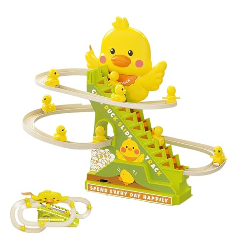 Duck Stairs Climbing Track, Ducks Stairs, Interactive Educational Animal Slide Game, 8.86x10.83x5.51 Inches, Perfect for Children Day Thanksgiving Easter von Ghjkldha