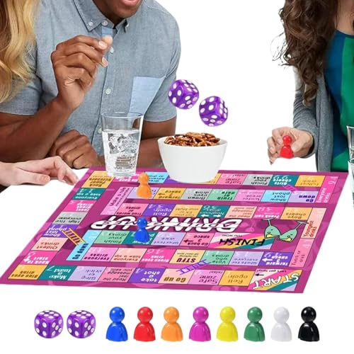 Fun Drinking Games for Adults | Leather Mat Adult Drinking Games Board Game | Adult Games Drinking Party Games Interactive for Family Game Night, Birthday, Age Over 14 Fun Drinking Games for Adults | Leather Mat Adult Drinking Games Board Game | Adult Games Drinking Party Games Interactive for Family Game Night, Birthday, Age Over 14 von Ghjkldha