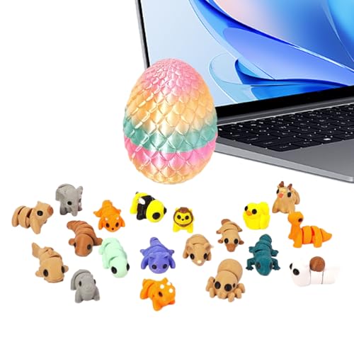 Ghjkldha 3D Printed Animals, Articulating Mini Fidget Toys, Collectible Animal Figures, Moveable Design, Fun Stress Reliever, 6-Pack, Birthday, Student Rewards, Carnival Prizes Ghjkldha 3D Printed Animals, Articulating Mini Fidget Toys, Collectible Animal Figures, Moveable Design, Fun Stress Reliever, 6-Pack, Birthday, Student Rewards, Carnival Prizes von Ghjkldha