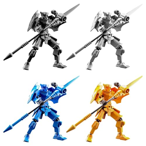 Ghjkldha 4X Robot Construction Set, Deformation Mecha Doll, Multi-Joint Robot Toy, Justice Lucky Robot Doll, Assembly Robot Kit, Desktop Robot Decoration, Transformable Robot Toy Ghjkldha 4X Robot Construction Set, Deformation Mecha Doll, Multi-Joint Robot Toy, Justice Lucky Robot Doll, Assembly Robot Kit, Desktop Robot Decoration, Transformable Robot Toy von Ghjkldha