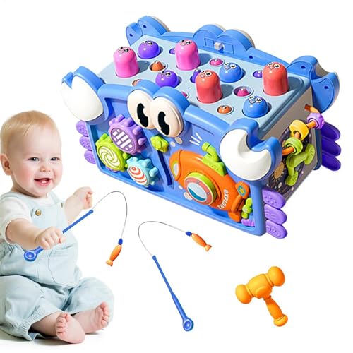 Ghjkldha Activity Cube, Early Developmental Toys, Multifunctional Learning Puzzle, Interactive Toddler Piano Instruments, Engaging Motor Skills Activities, Great for Children Aged 3+ Ghjkldha Activity Cube, Early Developmental Toys, Multifunctional Learning Puzzle, Interactive Toddler Piano Instruments, Engaging Motor Skills Activities, Great for Children Aged 3+ von Ghjkldha