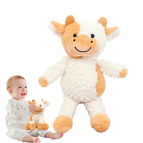 Ghjkldha Cow Stuffed Animal, Realistic Soft Toy Cow, Plush Cuddly Farm Animal Doll, Adorable Safe Companion Kids, Toddler, Boys, Girls, for Easter, 30cm Ghjkldha Cow Stuffed Animal, Realistic Soft Toy Cow, Plush Cuddly Farm Animal Doll, Adorable Safe Companion Kids, Toddler, Boys, Girls, for Easter, 30cm von Ghjkldha