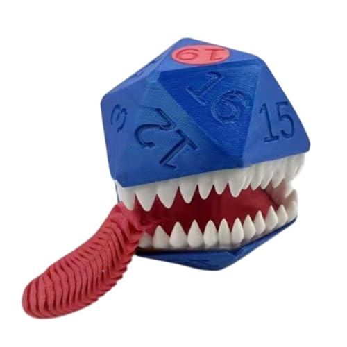 Ghjkldha Dice Rolling Tower, Dice Roller, Big Tongue Design, Blue, Red,Tabletop Roleplaying Props, Accessory for Adults Kids, Workplace Game Tool, Lightweight Material, Long Lasting Ghjkldha Dice Rolling Tower, Dice Roller, Big Tongue Design, Blue, Red,Tabletop Roleplaying Props, Accessory for Adults Kids, Workplace Game Tool, Lightweight Material, Long Lasting von Ghjkldha