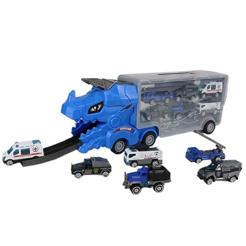 Ghjkldha Dinosaur Car Carrier Truck, 6 Car Transporter, Dinosaur Shape Toy Truck, Interactive Deform Catapulting Feature, Mega Hauler Playset Fun Vehicle Toy for Kids’ Playtime and Collecting Ghjkldha Dinosaur Car Carrier Truck, 6 Car Transporter, Dinosaur Shape Toy Truck, Interactive Deform Catapulting Feature, Mega Hauler Playset Fun Vehicle Toy for Kids’ Playtime and Collecting von Ghjkldha