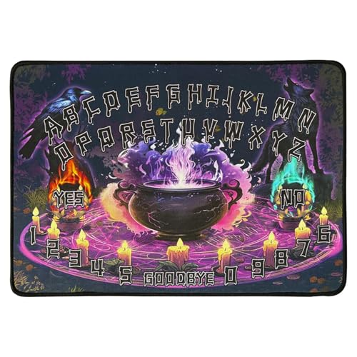 Ghjkldha Divination Board, Rubber Casting Mat, Square Spirit Tool, Precision-Crafted Design, Symbol Aligned Layout, Accessory for Tarot Reading and Psychic Rituals Ghjkldha Divination Board, Rubber Casting Mat, Square Spirit Tool, Precision-Crafted Design, Symbol Aligned Layout, Accessory for Tarot Reading and Psychic Rituals von Ghjkldha