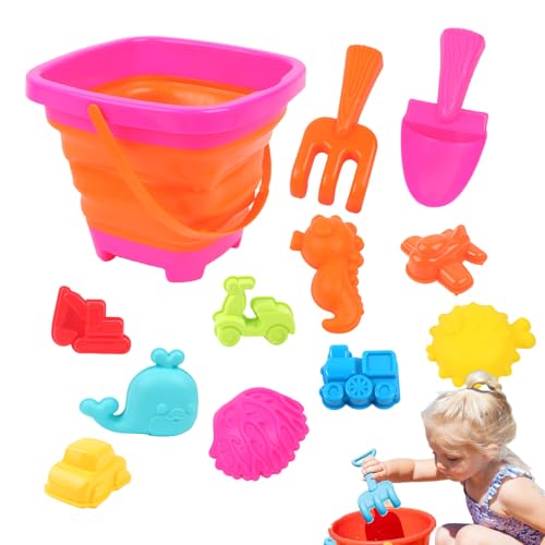 Ghjkldha Eimer,Sandspielzeug Set Mit Eimer & Schaufel Für Kinder | 13-teiliges Zusammenklappbares -Bauset Für Outdoor Aktivitäten, Spielzeug Für Draußen Mit Familienfreundlichem Ghjkldha Eimer,Sandspielzeug Set Mit Eimer & Schaufel Für Kinder | 13-teiliges Zusammenklappbares -Bauset Für Outdoor Aktivitäten, Spielzeug Für Draußen Mit Familienfreundlichem von Ghjkldha
