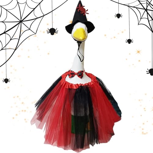 Ghjkldha Gänse Halloween Kostüme | Garten Tier Kostüm,Kostüm Zubehör mit Rock und Hut für Garten Feiertagsparty Dekoration und 58 cm Gänse Statue Ghjkldha Gänse Halloween Kostüme | Garten Tier Kostüm,Kostüm Zubehör mit Rock und Hut für Garten Feiertagsparty Dekoration und 58 cm Gänse Statue von Ghjkldha