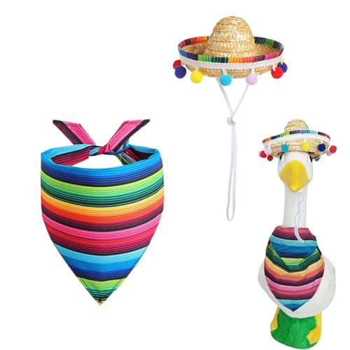 Ghjkldha Gartenenten-Outfits, lustiges -Kostüm, bunte Regenbogen-Kleidung für Outdoor-Dekoration, festliches Terrassen-Outfit für Vorgarten, Rasen, Garten-Display Ghjkldha Gartenenten-Outfits, lustiges -Kostüm, bunte Regenbogen-Kleidung für Outdoor-Dekoration, festliches Terrassen-Outfit für Vorgarten, Rasen, Garten-Display von Ghjkldha