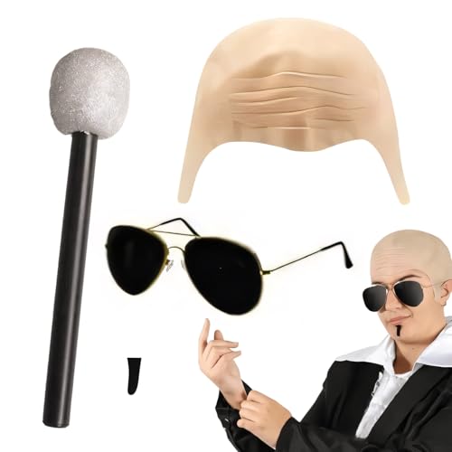 Ghjkldha Glatzkappe Für Damen,Halloween Kostüm Set | Spielzeug Cosplay Fancy Kopfwear Für Halloween Abschlussfeier Theater Unisex Auftritt Party Bühnenauftritt Ghjkldha Glatzkappe Für Damen,Halloween Kostüm Set | Spielzeug Cosplay Fancy Kopfwear Für Halloween Abschlussfeier Theater Unisex Auftritt Party Bühnenauftritt von Ghjkldha