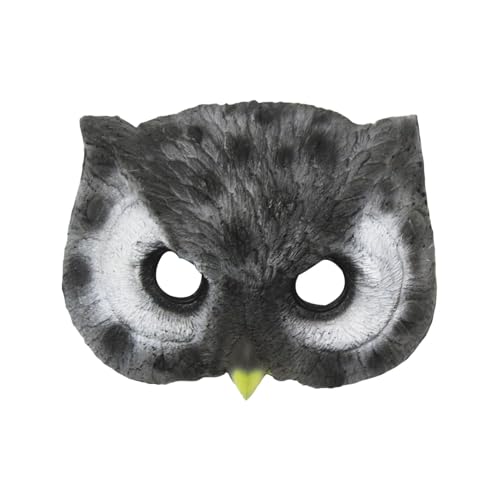 Ghjkldha Halloween-Eulen-Gesichtsbedeckung | Eule Cosplay Gesichtsabdeckung für Halloween | Erwachsene PU mit Tierdesign | Einzigartige Halloween-Kostüm-Requisite für Maskerade-Events | Ideal für Ghjkldha Halloween-Eulen-Gesichtsbedeckung | Eule Cosplay Gesichtsabdeckung für Halloween | Erwachsene PU mit Tierdesign | Einzigartige Halloween-Kostüm-Requisite für Maskerade-Events | Ideal für von Ghjkldha