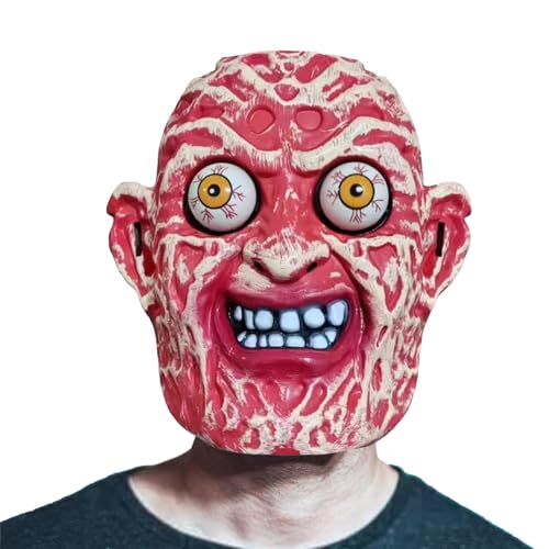 Ghjkldha Halloween-Gesichtsbedeckung, gruselige explosive Augen-Gesichtsbedeckung, gruselige Kopfbedeckung, Augapfel-Maskerade, Halloween-Performance-Requisiten für Karneval, Damen, Herren Ghjkldha Halloween-Gesichtsbedeckung, gruselige explosive Augen-Gesichtsbedeckung, gruselige Kopfbedeckung, Augapfel-Maskerade, Halloween-Performance-Requisiten für Karneval, Damen, Herren von Ghjkldha