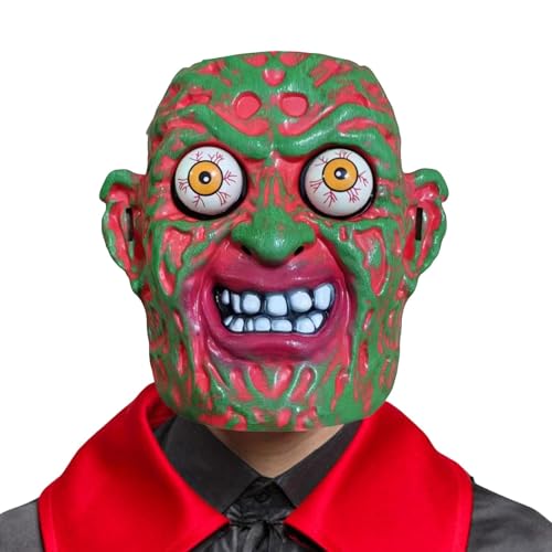Ghjkldha Halloween Gesichtsbedeckungen | Gruselige Kopfbedeckung Explosive Augen Gruselige Gesichtsbedeckung | Halloween Performance Requisiten Kostüm Zubehör für Karneval Cosplay Partys Ghjkldha Halloween Gesichtsbedeckungen | Gruselige Kopfbedeckung Explosive Augen Gruselige Gesichtsbedeckung | Halloween Performance Requisiten Kostüm Zubehör für Karneval Cosplay Partys von Ghjkldha