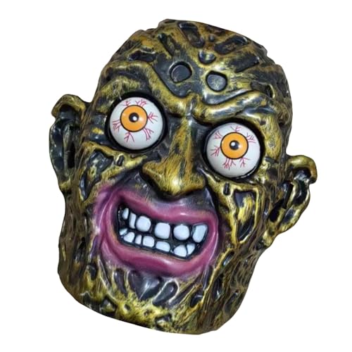 Ghjkldha Halloween-Kopfbedeckung, gruseliges explosives Auge, Zombie-Skelett, Gesichtsabdeckung, Halloween-Performance-Requisiten, Kostüm-Zubehör für Karneval, Cosplay-Partys Ghjkldha Halloween-Kopfbedeckung, gruseliges explosives Auge, Zombie-Skelett, Gesichtsabdeckung, Halloween-Performance-Requisiten, Kostüm-Zubehör für Karneval, Cosplay-Partys von Ghjkldha