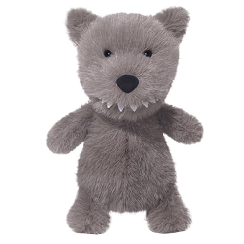 Ghjkldha Interactive Wolf Plush, Wolf Toys, 9.84 Inch Huggable Comfort Doll Pillow Figures for Sleepings Play Decors Easter Nursery Room Crib Sleeping, 9.84 Inches von Ghjkldha