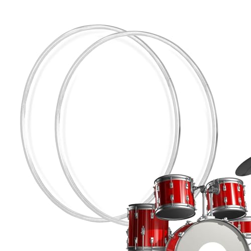 Ghjkldha Jazz Drum Head | Schlagzeug-Instrumenten-Zubehör, Ersatz-Skins, Schlagzeug-Zubehör, Schlagzeug-Zubehör, Schlagzeug-Reparatur-Haut-Drum-Aufsatz für Metall-Pop-Jaza-Musik von Ghjkldha
