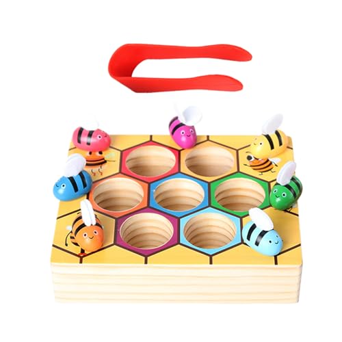 Ghjkldha Kleinkind Sortierspielzeug - Bienenfang Farb-Sortierspiel | Lernspielzeug Lehrmittel Für Kinder Ab 3 Mädchen Geburtstag Schule Kindergarten Kindertagesstätte Reisen Draußen Ghjkldha Kleinkind Sortierspielzeug - Bienenfang Farb-Sortierspiel | Lernspielzeug Lehrmittel Für Kinder Ab 3 Mädchen Geburtstag Schule Kindergarten Kindertagesstätte Reisen Draußen von Ghjkldha