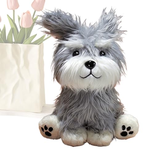 Ghjkldha Kuscheltier Hund - Realistisches Plüschtier Für Den Tisch,Schlafbegleiter, Niedliches Plüschtier Für Erwachsene Jugendliche Mädchen von Ghjkldha