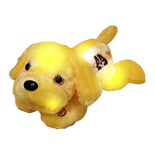 Ghjkldha LED Plush Dog, Glowing Puppy Stuffed Animal Toy, 14 Inch Light-Up Soft Dog, Nightlight Cuddly Companion for Kids Girls Boys Bedtime Gift, Excellent Comfort Ghjkldha LED Plush Dog, Glowing Puppy Stuffed Animal Toy, 14 Inch Light-Up Soft Dog, Nightlight Cuddly Companion for Kids Girls Boys Bedtime Gift, Excellent Comfort von Ghjkldha