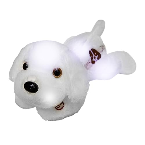 Ghjkldha LED Plush Dog, Glowing Puppy Stuffed Animal Toy, 14 Inch Light-Up Soft Dog, Nightlight Cuddly Companion for Kids Girls Boys Bedtime Gift, Excellent Comfort von Ghjkldha