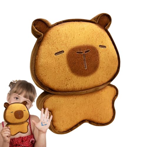 Ghjkldha New Toast Capybara Plush Doll Capybara Bread Plush Toy, Toast-Themed Stuffed Animal, Soft Hugging Companion, Adorable for Kids, Adults, and Home Decoration Ghjkldha New Toast Capybara Plush Doll Capybara Bread Plush Toy, Toast-Themed Stuffed Animal, Soft Hugging Companion, Adorable for Kids, Adults, and Home Decoration von Ghjkldha