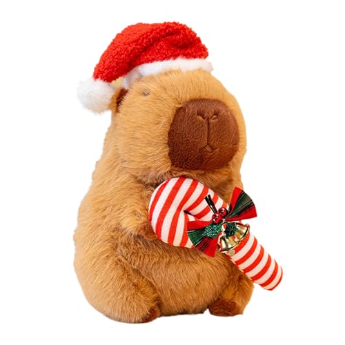 Ghjkldha Plüsch Animal Capybara - 5,91 Zoll Huggable Plush Throw -Kissen für Home Dekoration, Sammlerbetriebspuppe für Kindergarten, Wohnzimmer, Schlafzimmer, Studientisch, Short, PP Baumwolle von Ghjkldha