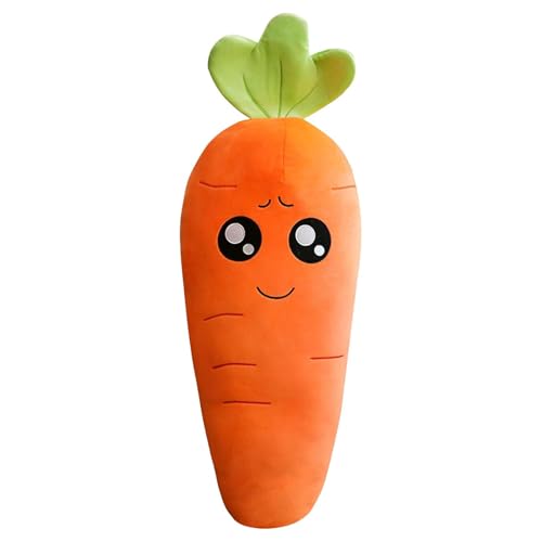 Ghjkldha Plüsch Karotte Spielzeug, Ostern Cartoon Karotte Plüschtier, Künstliches Karotten-Stofftier für, Mädchen, Ostergeschenke, Sofa, Stuhl, dekoratives Kissen von Ghjkldha