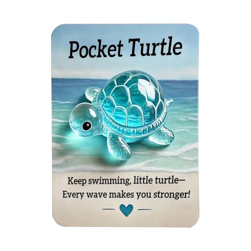 Ghjkldha Pocket Hug, Turtle Toy, Soft Plush Comfort Message and Cute Design, Handheld Gift with Sentimental Value, Pocket Companion for Kids at School or Home, 3.54x6.3 Inches Ghjkldha Pocket Hug, Turtle Toy, Soft Plush Comfort Message and Cute Design, Handheld Gift with Sentimental Value, Pocket Companion for Kids at School or Home, 3.54x6.3 Inches von Ghjkldha