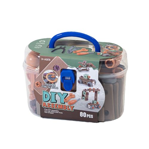 Ghjkldha Preschool Building Sets, Educational Building Projects Toys for Kids 3+, Fun Building Model with Toolbox for Boys and Girls, STEM Building Toys for Creative Play and Learning Ghjkldha Preschool Building Sets, Educational Building Projects Toys for Kids 3+, Fun Building Model with Toolbox for Boys and Girls, STEM Building Toys for Creative Play and Learning von Ghjkldha