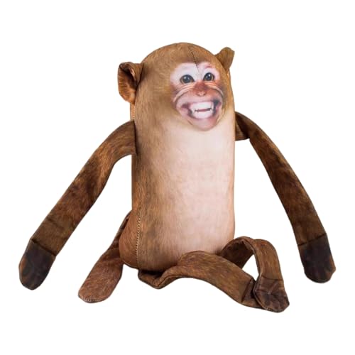 Ghjkldha Stuffed Animal, Monkey Doll, Hugging Sleeping Pillow, Soft Open Mouth Cuddly Nursery Decor, Monkey Plush Funny Prank Toy for Kids Girls Boys, 9.84x3.94 Inches Ghjkldha Stuffed Animal, Monkey Doll, Hugging Sleeping Pillow, Soft Open Mouth Cuddly Nursery Decor, Monkey Plush Funny Prank Toy for Kids Girls Boys, 9.84x3.94 Inches von Ghjkldha