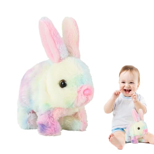 Ghjkldha Stuffed Bunny, Cute Cartoon Animal Toy, Electronic Plush with Sound Effects, 7.87x6.89x4.33 Inches, Wiggling Ears Twitching Mouth and Nose, for Boys Girls Playtime Ghjkldha Stuffed Bunny, Cute Cartoon Animal Toy, Electronic Plush with Sound Effects, 7.87x6.89x4.33 Inches, Wiggling Ears Twitching Mouth and Nose, for Boys Girls Playtime von Ghjkldha