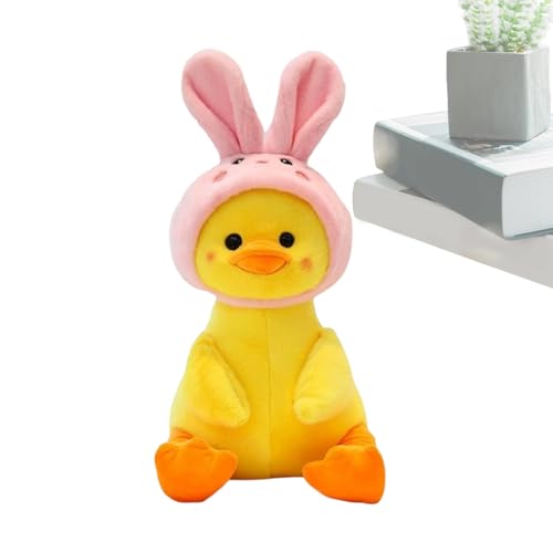 Ghjkldha Stuffed Duck, Plush Yellow Duck Toy, 9.84 inches Doll with Hat, Washable Soft Pillow Cushion, Nursery Room Decor for Bed Sofa Kids Girls Boys, Ingeniously Made Ghjkldha Stuffed Duck, Plush Yellow Duck Toy, 9.84 inches Doll with Hat, Washable Soft Pillow Cushion, Nursery Room Decor for Bed Sofa Kids Girls Boys, Ingeniously Made von Ghjkldha