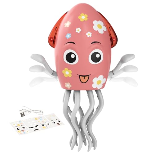 Ghjkldha Tanzendes Spielzeug - Krabbelnder Tanzender Tintenfisch - Interaktiver Wackelroboter Mit Lichtern Und Musik Für Kinder 0-6 Jahre Zu Hause Bei Partys Für Mädchen Ghjkldha Tanzendes Spielzeug - Krabbelnder Tanzender Tintenfisch - Interaktiver Wackelroboter Mit Lichtern Und Musik Für Kinder 0-6 Jahre Zu Hause Bei Partys Für Mädchen von Ghjkldha