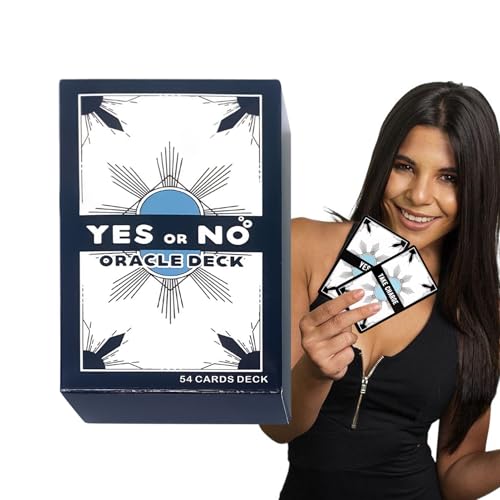 Ghjkldha Tarot Cards, Oracle Deck, 4.13x2.48 Inches Divination Tool, Yes or No Answer System, Portable Travel Size, Ideal for Ritual Use, Table Display, Women and Men Spiritual Practice Ghjkldha Tarot Cards, Oracle Deck, 4.13x2.48 Inches Divination Tool, Yes or No Answer System, Portable Travel Size, Ideal for Ritual Use, Table Display, Women and Men Spiritual Practice von Ghjkldha