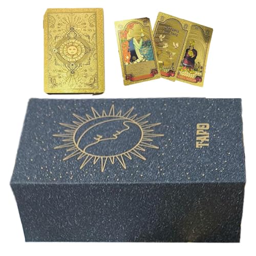Ghjkldha Tarot Cards for Beginners, Fortune Telling Set, 78 Card Deck Russian Edition, Fate Divination Board Game, Ideal for Family Entertainment, Intuitive Exploration Ghjkldha Tarot Cards for Beginners, Fortune Telling Set, 78 Card Deck Russian Edition, Fate Divination Board Game, Ideal for Family Entertainment, Intuitive Exploration von Ghjkldha