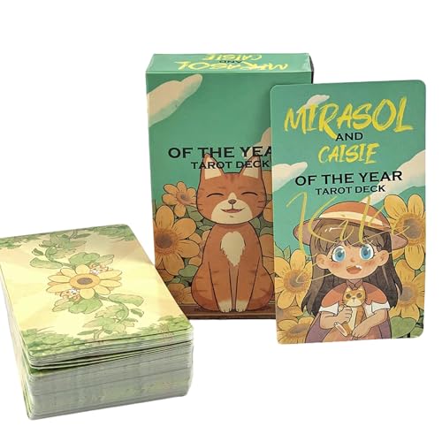 Ghjkldha Tarot Deck Cards, Oracle Affirmation Guidebook, 78X Pocket Size Set, Year-Themed Spirit Design, Astrology Reading Kit, Ideal for Adventure Discovery and Daily Reflection Ghjkldha Tarot Deck Cards, Oracle Affirmation Guidebook, 78X Pocket Size Set, Year-Themed Spirit Design, Astrology Reading Kit, Ideal for Adventure Discovery and Daily Reflection von Ghjkldha