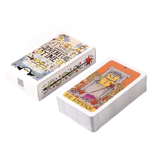 Ghjkldha Tarotdeck, 78 Karten Abenteuer Set mit Leitfaden Buch Englische Ausgabe Orakelkarten Psychologisches Einblickstool für Mädchen, Frauen, Anfänger, Tarot-Enthusiasten und mehr Ghjkldha Tarotdeck, 78 Karten Abenteuer Set mit Leitfaden Buch Englische Ausgabe Orakelkarten Psychologisches Einblickstool für Mädchen, Frauen, Anfänger, Tarot-Enthusiasten und mehr von Ghjkldha