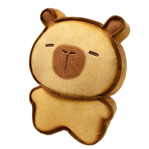 Ghjkldha Toast Stuffed Animal, Simulation Toast Cat, 6.69in Capybara Plush Toy, Portable Soft and Huggable, Happy Expression Design for Pillow, Room, Car Decoration von Ghjkldha