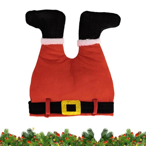 Ghjkldha Weihnachtsmann-Kaminhut | Hosenmütze Weihnachtsmann-Kostüme | Weihnachtsparty-Hut zum Verkleiden für Weihnachtsmann-Kostüme von Ghjkldha