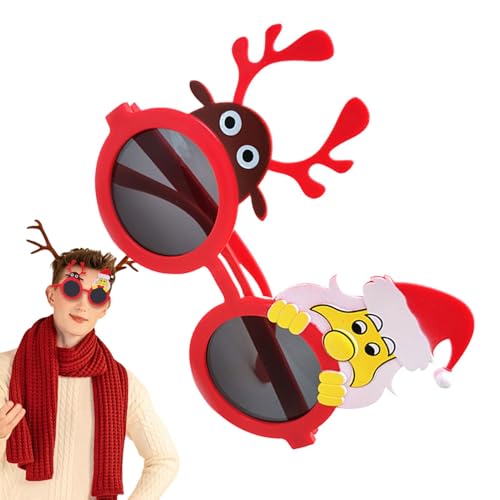 Ghjkldha Weihnachtssonnenbrille, lustige Weihnachtsbrille, Kostümzubehör, Brillen, Weihnachtsgeschenke für Partys, Urlaubsmotiv-Brille für Erwachsene, Kinder und Familientreffen Ghjkldha Weihnachtssonnenbrille, lustige Weihnachtsbrille, Kostümzubehör, Brillen, Weihnachtsgeschenke für Partys, Urlaubsmotiv-Brille für Erwachsene, Kinder und Familientreffen von Ghjkldha
