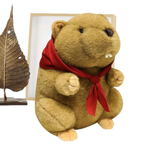 Ghjkldha Woodchuck Plush Toy, Adorable Stuffed Doll, Soft Cuddly Sleep Soother, Cozy Nursery Companion, 9.84x8.66inches Decorative Hugging Pillow, Cute Party Favor Present Ghjkldha Woodchuck Plush Toy, Adorable Stuffed Doll, Soft Cuddly Sleep Soother, Cozy Nursery Companion, 9.84x8.66inches Decorative Hugging Pillow, Cute Party Favor Present von Ghjkldha