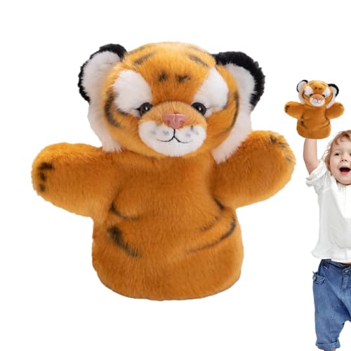 Hand Puppets, Tiger Toddler Hand Puppets, Plush Tiger Hand Puppets for Kids, Toddler Role-Play Puppets, Stuffed Animal Puppets for Boys and Girls, Storytelling Theatre Toy for Preschool and Parties Hand Puppets, Tiger Toddler Hand Puppets, Plush Tiger Hand Puppets for Kids, Toddler Role-Play Puppets, Stuffed Animal Puppets for Boys and Girls, Storytelling Theatre Toy for Preschool and Parties von Ghjkldha