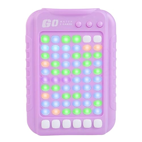 Handheld Games Console, Travel Activity Toy, 14.5x10.5x3cm, Portable Puzzle Device, Educational Memory Trainer, Lightweight Battery-Powered Playset, Trip Companion for Children von Ghjkldha