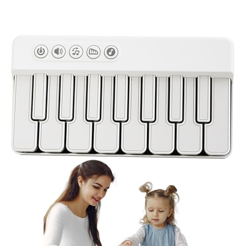 Keyboard Piano, Electronic Light-Up Piano Toy 15.2x8.2x3.0cm, Early Educational Instrument to Boys or Girls 3+, Interactive Learning for Home and Classroom von Ghjkldha