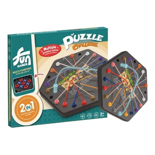 Knotenlösungsspiel | Seil Entwirr Puzzle Brettspiel Spielzeug,Interaktives Fadenspiel Zentrale Schnürlösung Pädagogisches Spielzeug für Mädchen von Ghjkldha