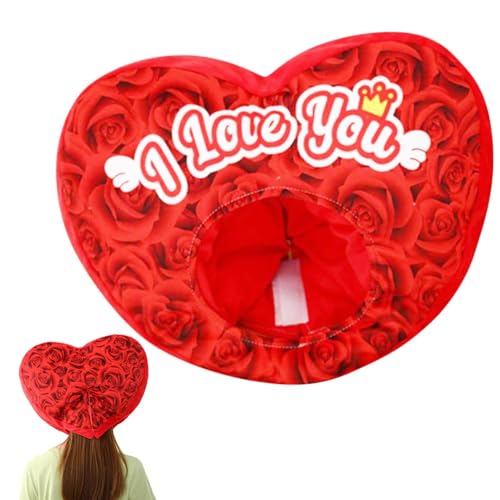 Plüsch Herz Hut, Plüsch Blume Herz Maskerade Cosplay Kopfbedeckung, Weiche Plüsch Blume Herz Valentinstag Kopfbedeckung, Dress Up Cosplay Requisiten, Rollenspiel Cosplay Kopfbedeckung, Herzförmiger Plüsch Herz Hut, Plüsch Blume Herz Maskerade Cosplay Kopfbedeckung, Weiche Plüsch Blume Herz Valentinstag Kopfbedeckung, Dress Up Cosplay Requisiten, Rollenspiel Cosplay Kopfbedeckung, Herzförmiger von Ghjkldha