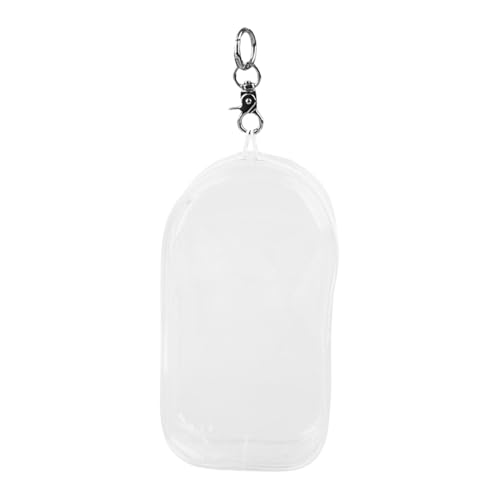 Puppen-Vitrine, Schlüsselanhänger, transparente PVC-Puppentasche, Tragetasche – wasserabweisender Reißverschluss, Kartenhalter, Datenkabel-Organizer für Kinder Puppen-Vitrine, Schlüsselanhänger, transparente PVC-Puppentasche, Tragetasche – wasserabweisender Reißverschluss, Kartenhalter, Datenkabel-Organizer für Kinder von Ghjkldha