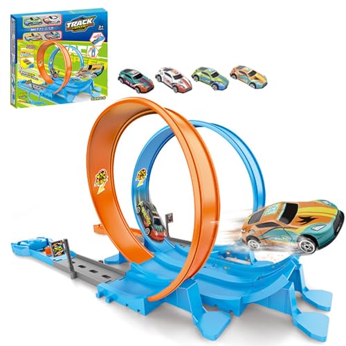 Race Track, Car Set, Wall-Climbing Kit, 10.08x9.84x1.97 Inches Safe Quality Assembly Pieces, Interactive Speed Toy Bundle, for Boys Kids Birthday Home Travel Indoor Outdoor Party Activity Fun Race Track, Car Set, Wall-Climbing Kit, 10.08x9.84x1.97 Inches Safe Quality Assembly Pieces, Interactive Speed Toy Bundle, for Boys Kids Birthday Home Travel Indoor Outdoor Party Activity Fun von Ghjkldha
