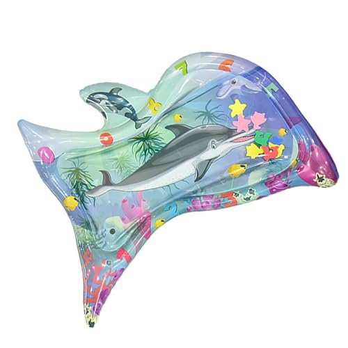 Sensorische Wassermatte | Wassersensorisches Pad für Kinder & Hunde | Wasser sensorisches Pad Wasser mit Schwimmern, verdicktes Design für Haltbarkeit, fühlen Sie sich kühl und bequem von Ghjkldha